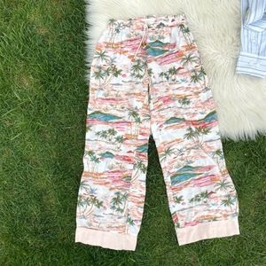 Free People intimately Hawaiian wide leg pants XS